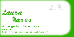 laura mares business card